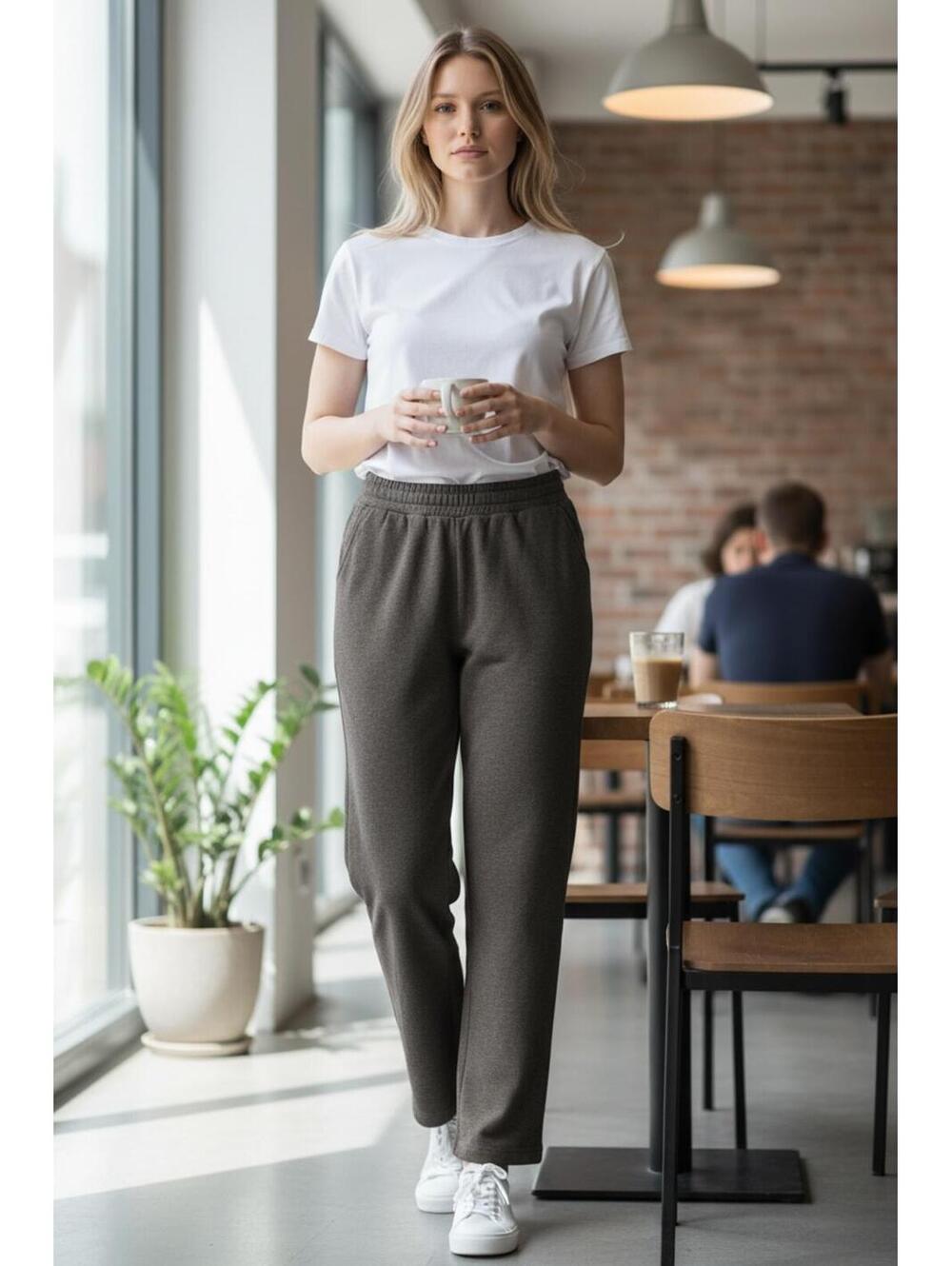 Mondetta Women's Charcoal Fleece Pants